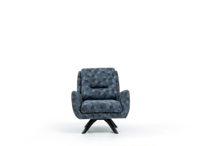 Living room luxury armchair gray club lounge modern designer furniture furnishing